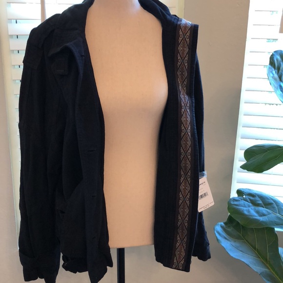 Gorgeous Free People Jade Black Jacket - Picture 6 of 14